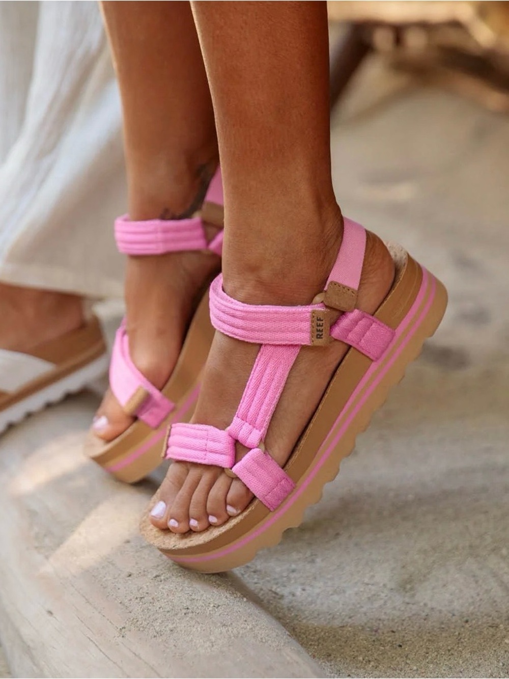 Reef | Malibu Pink Sandals | Size 9 | Like New
